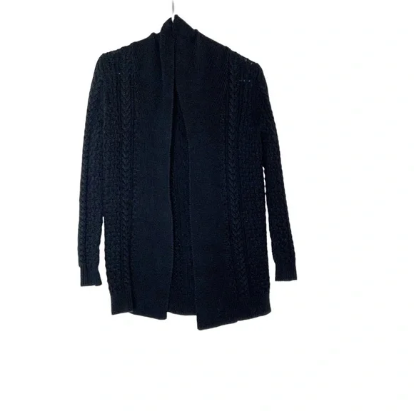 MANGO basics black open front cardigan. Size XS - Picture 4 of 8